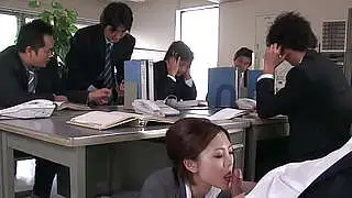 Japanese beautiful brunette Iroha Kawashima gets a hard dicks and enjoys it uncensored&period;
