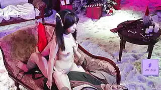 Hot and horny Chinese girl Yuli fucked hard&excl;